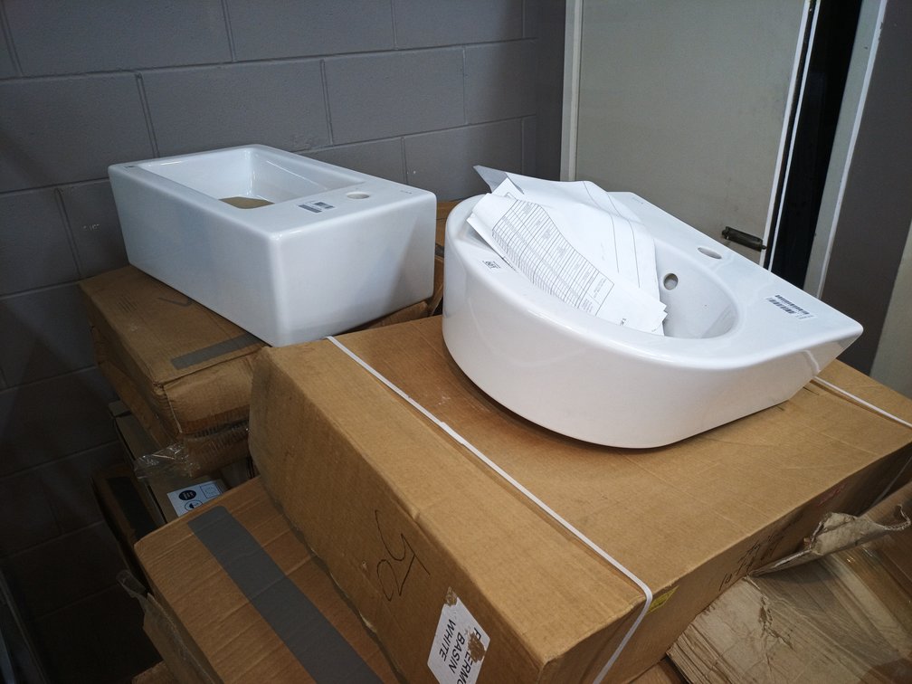 Pallet of Bathroom Basins