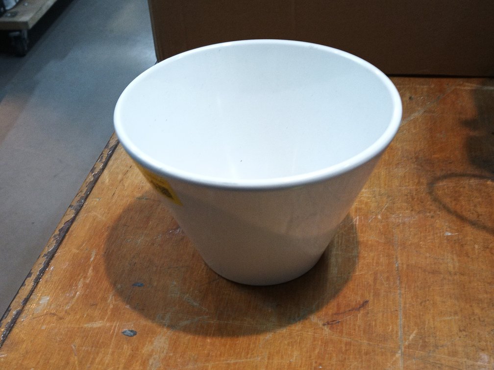 White V-Shape Bowls x 6