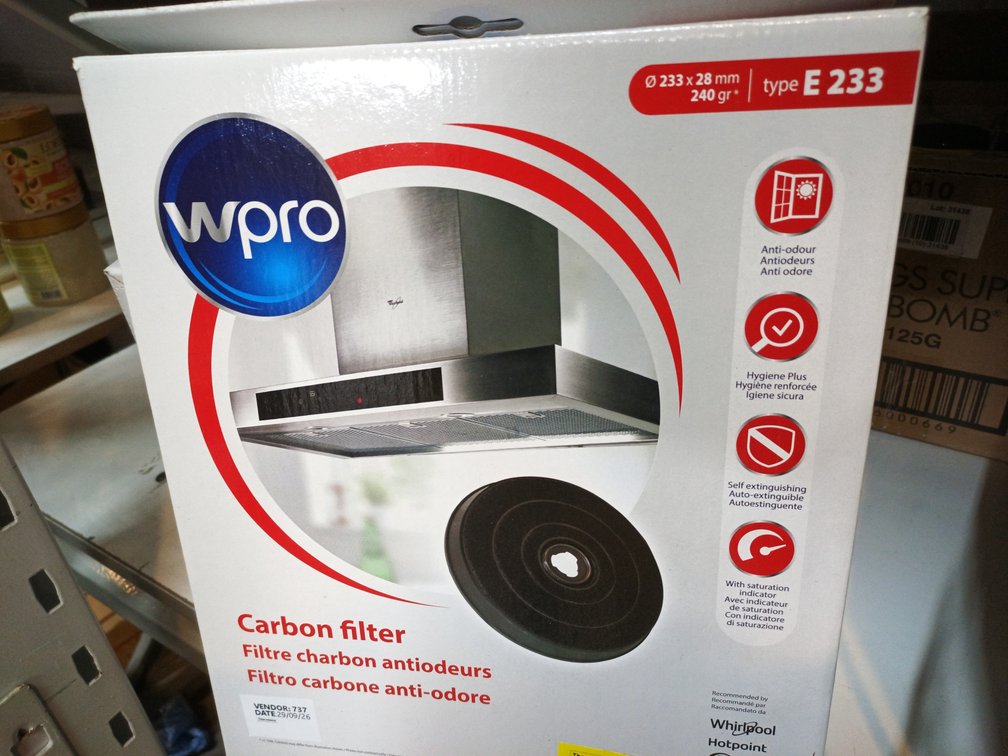 Wpro Cooker Hood Carbon Filter