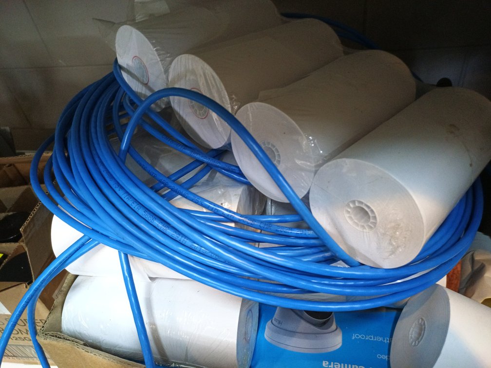 Network Cable, Regulator and Paper