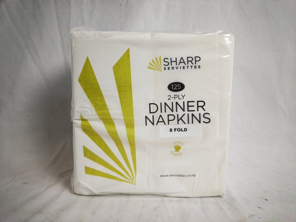 Sharp Serviettes 2-Ply Dinner Napkins