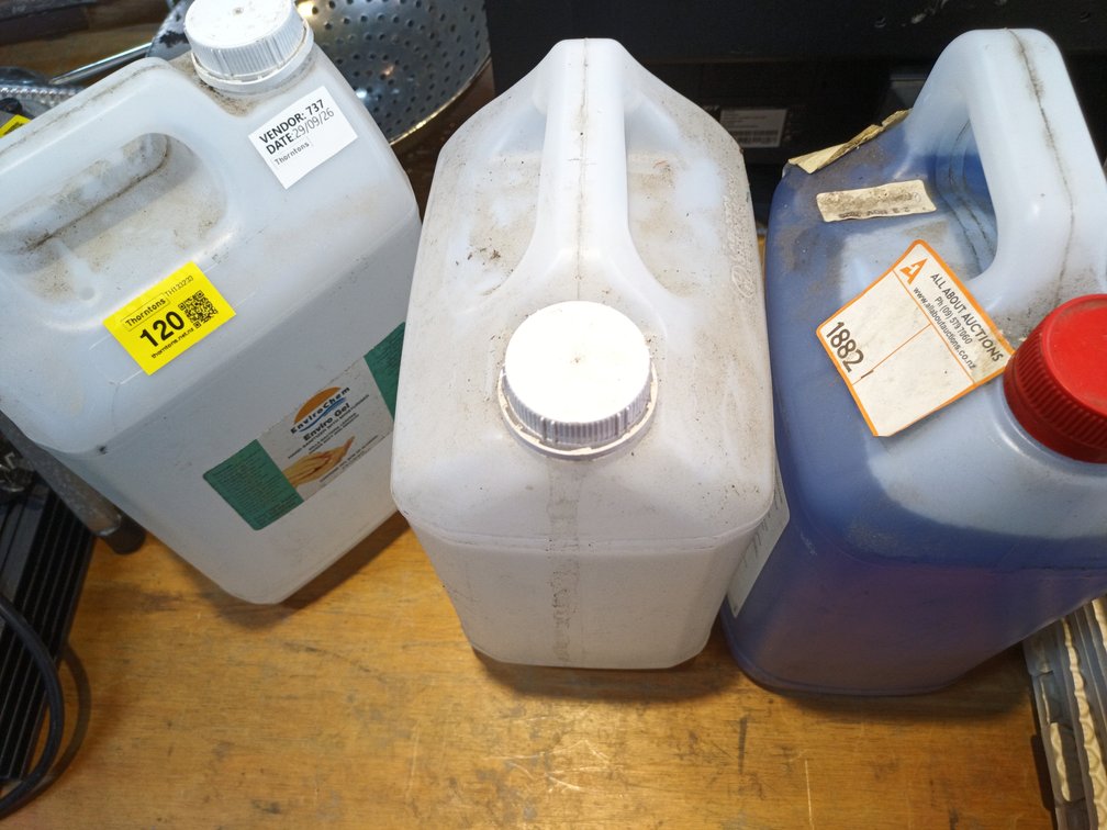 Cleaning Chemicals x 3