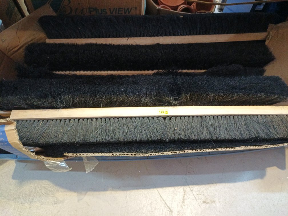 Wooden Push Broom Heads