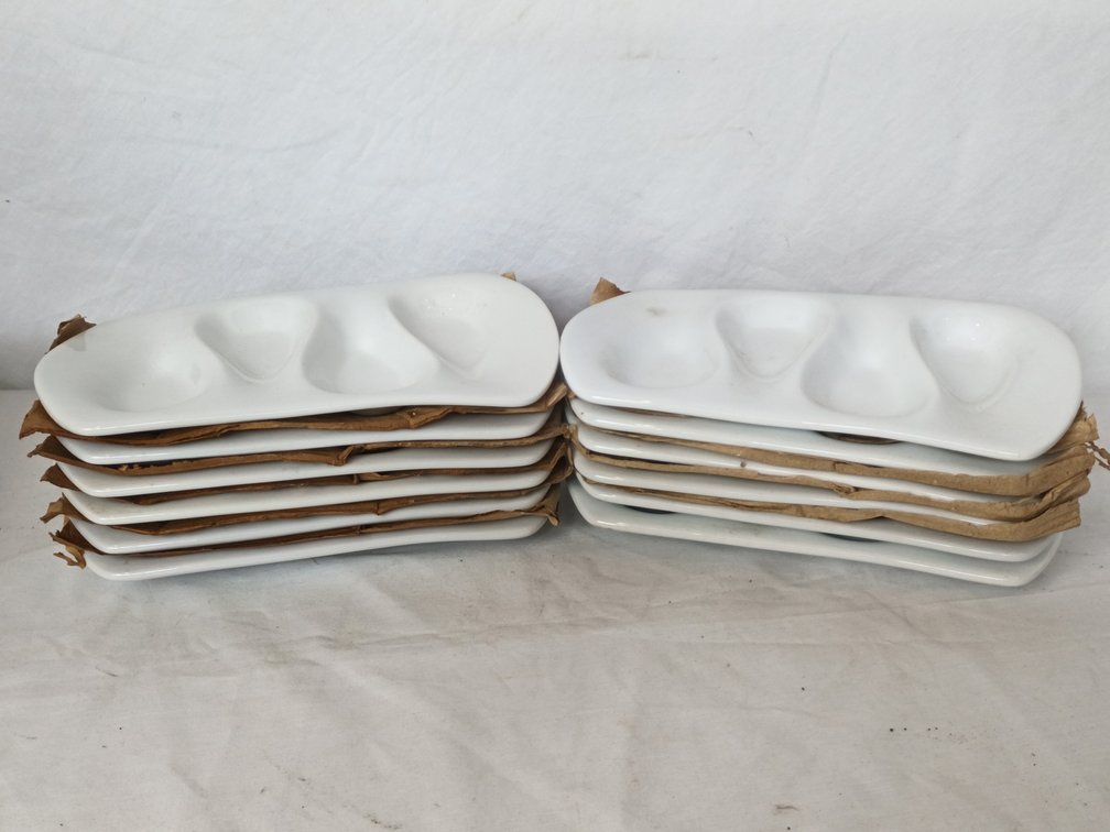 Vertex Ceramic Divided Trays