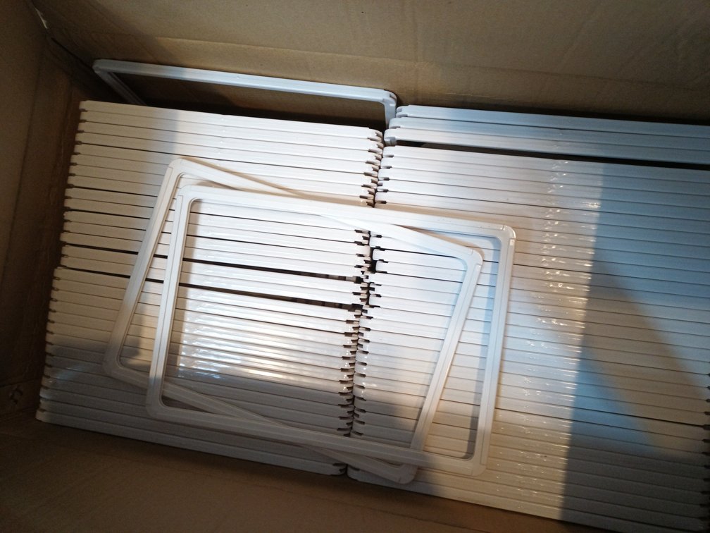 White Plastic Rectangular Frames