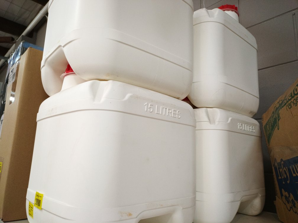 Plastic Jerry Cans x 4