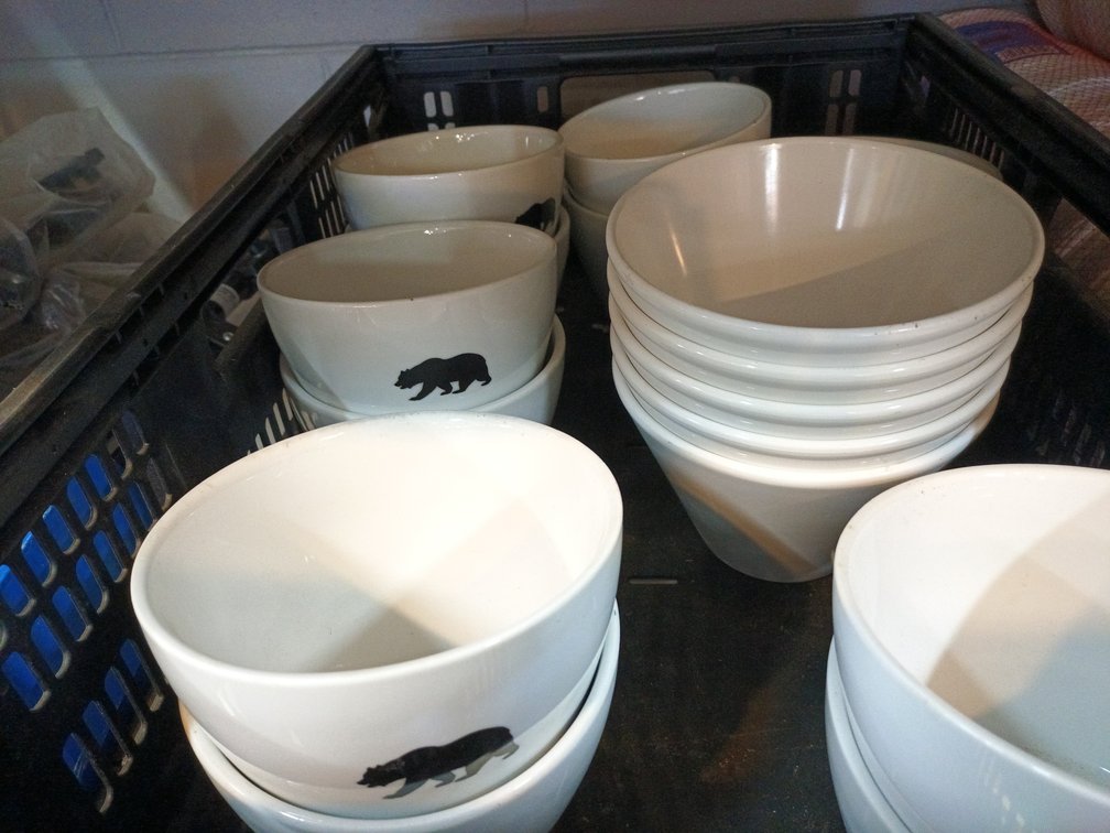 White Ceramic Bowls