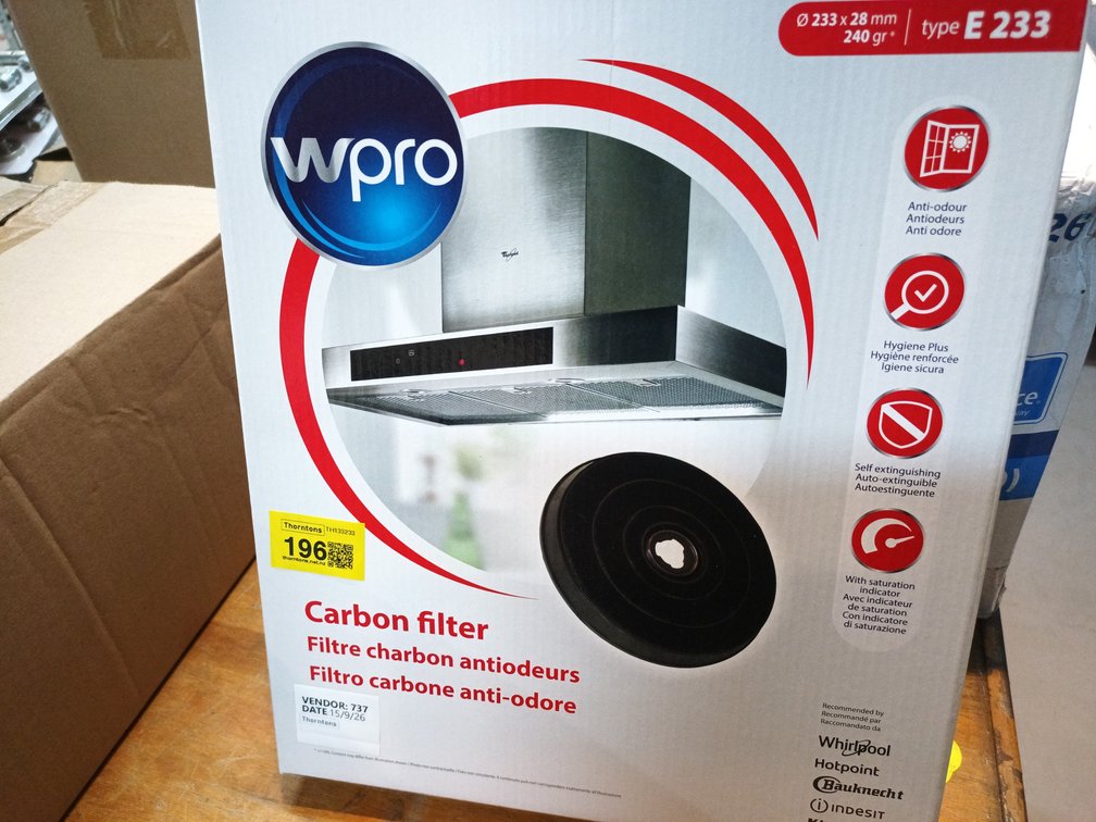 Wpro Cooker Hood Filters x 5