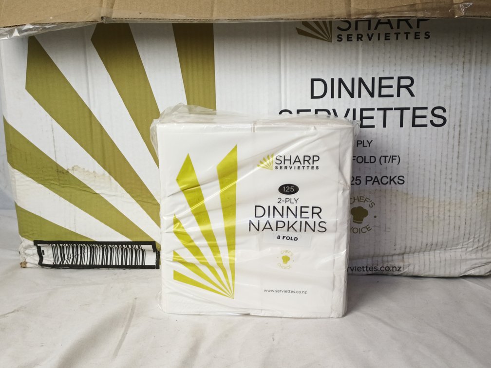 Sharp Serviettes 2-Ply Dinner Serviettes