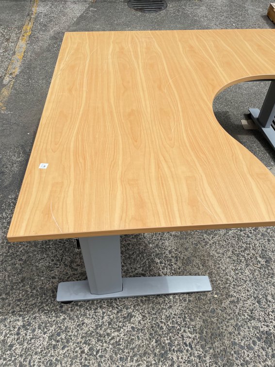 Electric Height Adjustable Corner Desk
