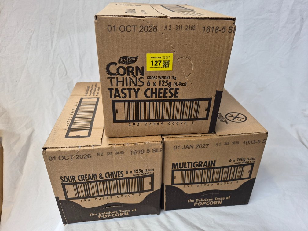 Real Foods Corn Thins x 3