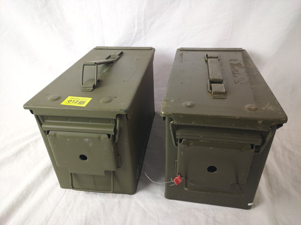 Metal Ammunition Cans x 2