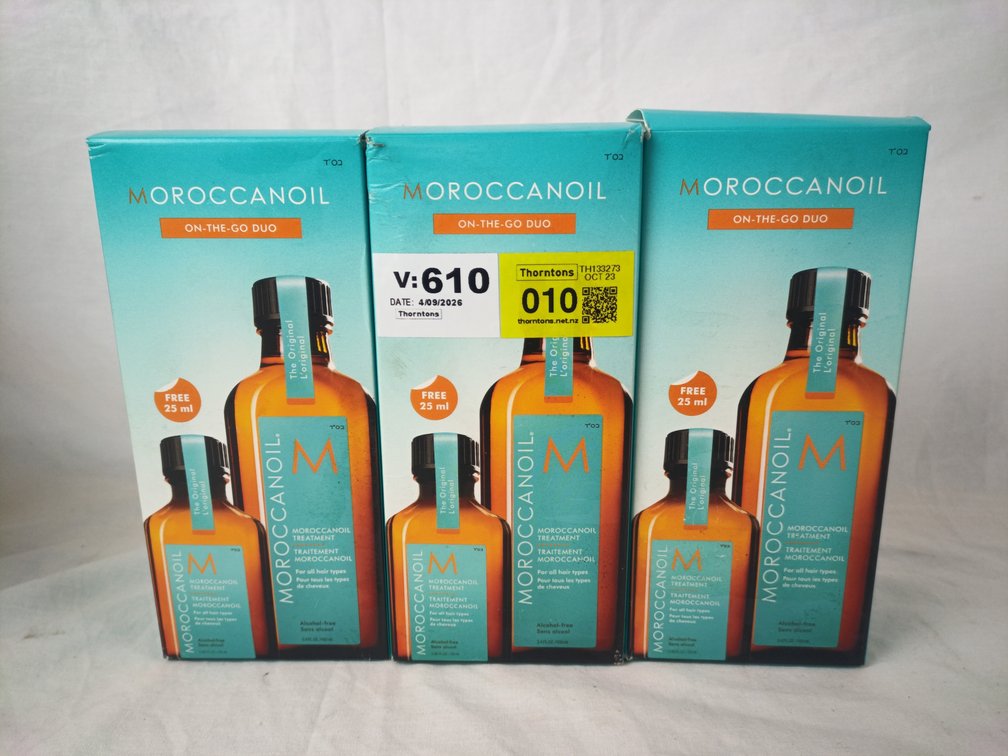 Moroccanoil On-The-Go Sets x 3