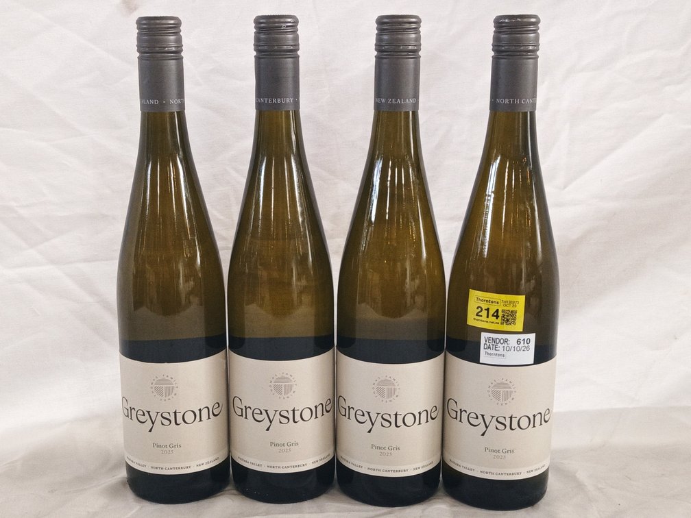 Greystone Pinot Gris Wine x 4