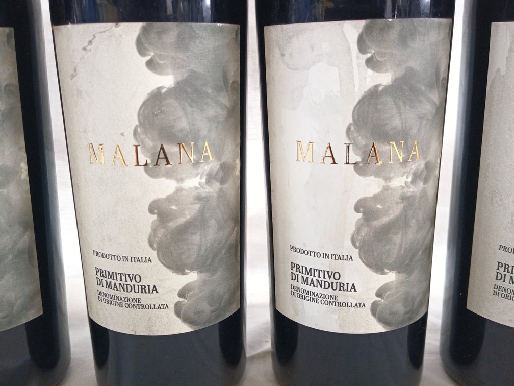 Malana Primitivo Wine x 4
