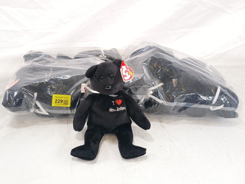 Ty Beanie Babies Black Bears