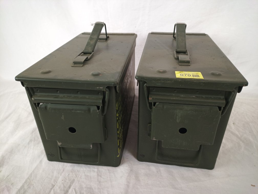 Metal Ammunition Cans x 2