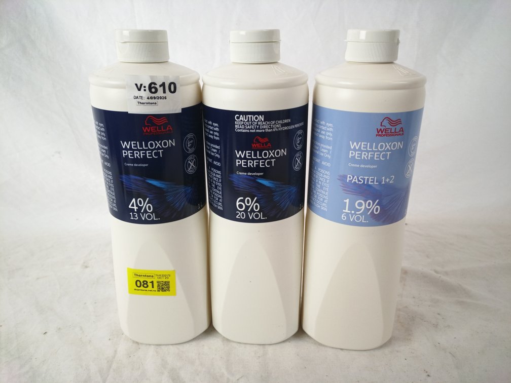 Wella Professionals Creme Developer x 3