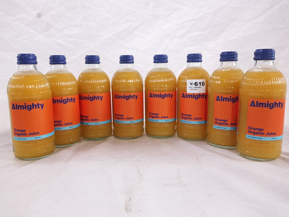 Almighty Orange Organic Juice x 8
