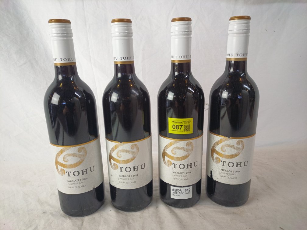Tohu 2024 Merlot x 4