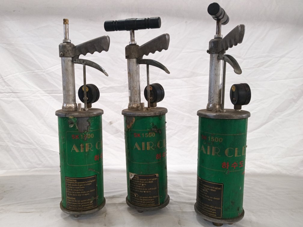 Pneumatic Drain Cleaners x 3