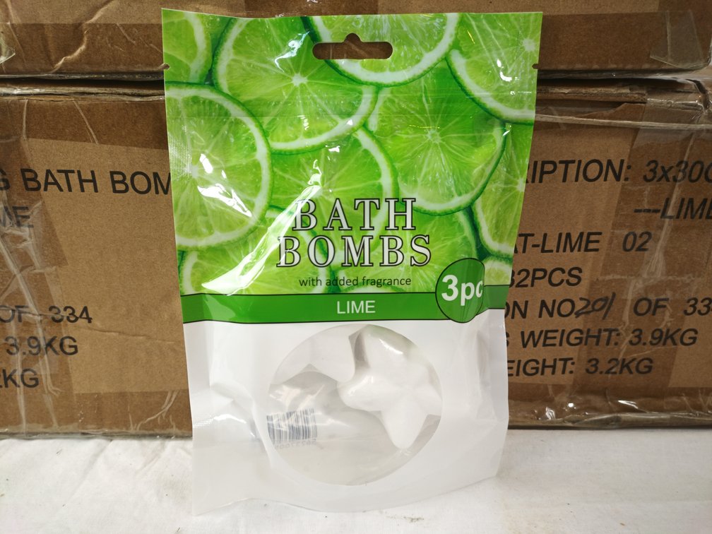 Lime Bath Bombs x 3