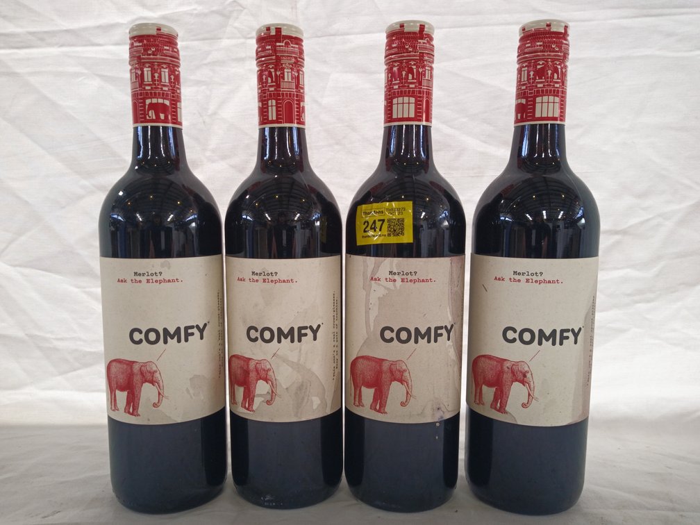 COMFY Merlot Red Wine x 4