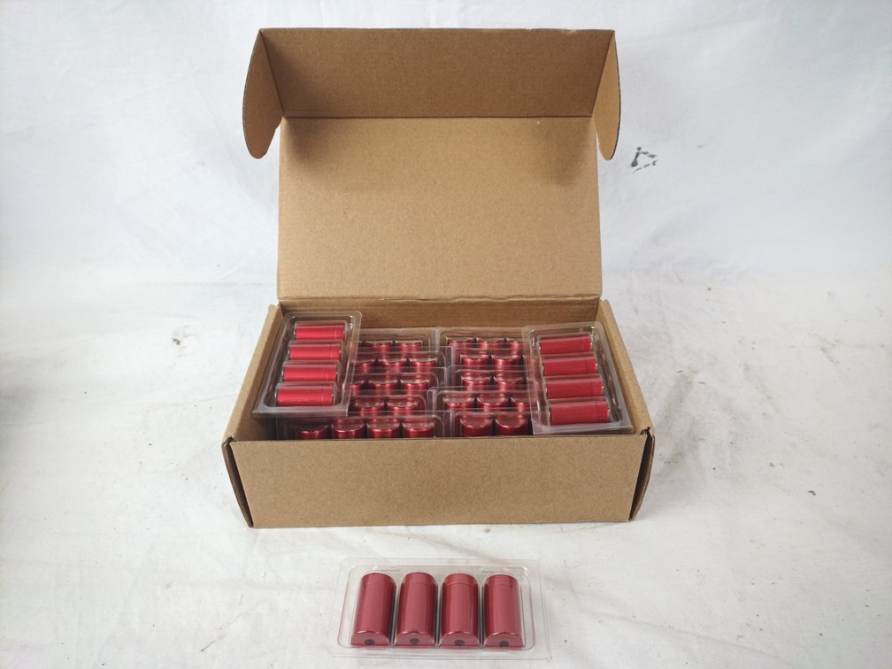 Red Aluminium Spacers x 60