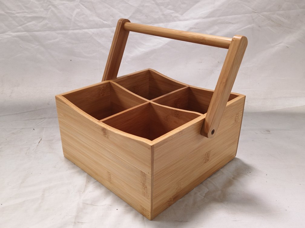 Bamboo Utensil Holders x 4
