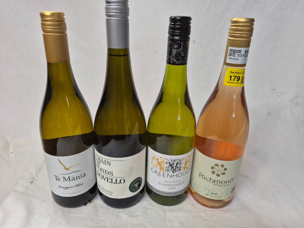 Assorted Wine Bottles x 4