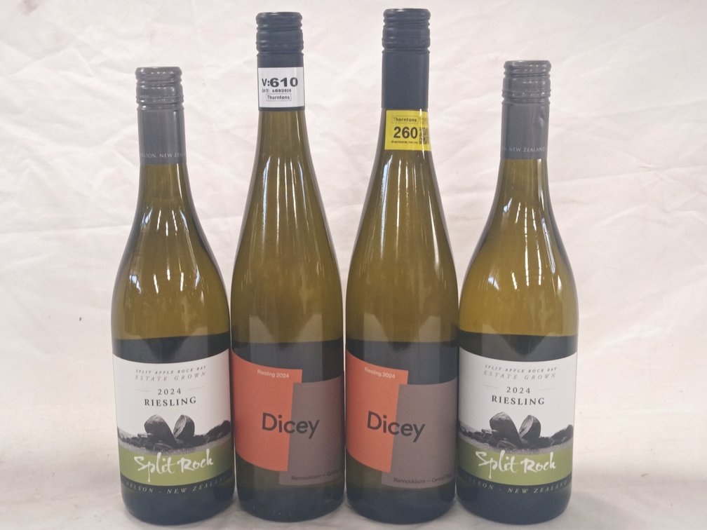 New Zealand Riesling Wine x 4