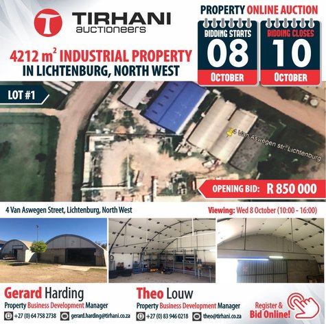 Image for INDUSTRIAL PROPERTY IN LICHTENBURG ONLINE AUCTION