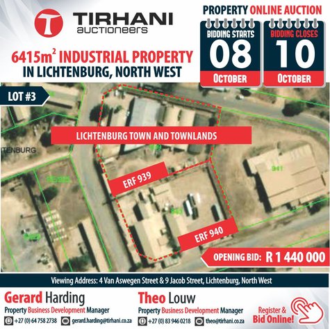 Image for INDUSTRIAL PROPERTY IN LICHTENBURG ONLINE AUCTION