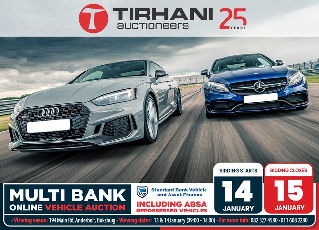 Image for MULTI BANK ONLINE VEHICLE AUCTION JANUARY 2026