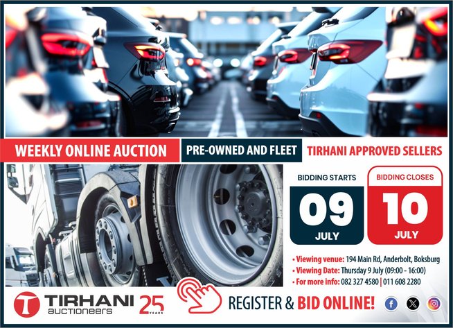 Image for Weekly Online Auction | Pre-Owned & Fleet | 09-10 JULY 2026