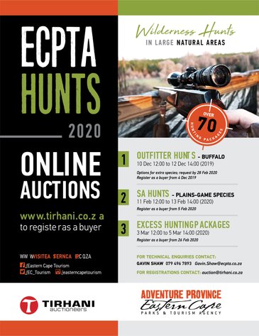 Image for ECPTA HUNTS 2020 - EXCESS HUNTING PACKAGES