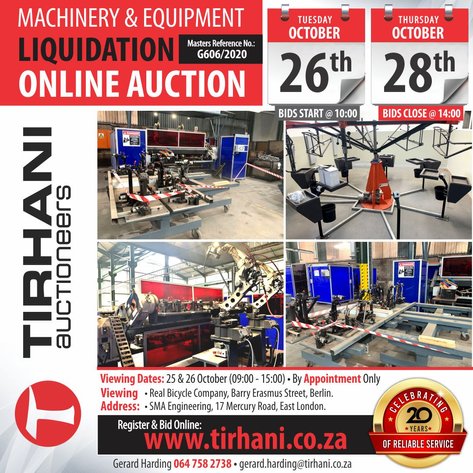 Image for The Real Bicycle Company (Pty) Ltd Online Auction