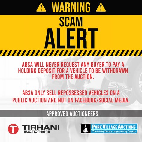 Image for ABSA RETAIL REPOSSESSED VEHICLES ONLINE AUCTION