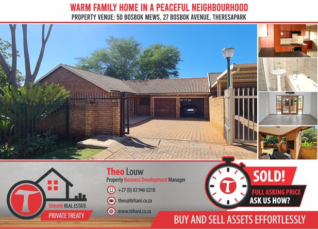 Image for 3 Bedroom House in Theresapark (Private Treaty)