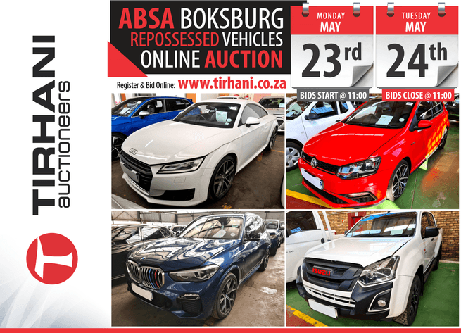 Image for ABSA BOKSBURG REPOSSESSED VEHICLES ONLINE AUCTION