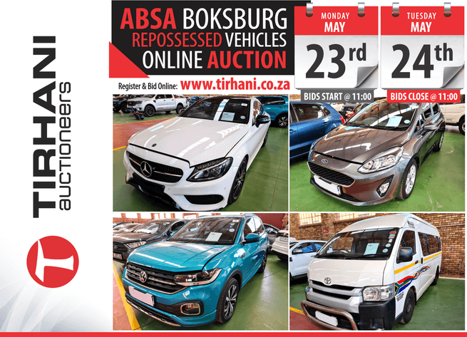 Image for ABSA BOKSBURG REPOSSESSED VEHICLES ONLINE AUCTION