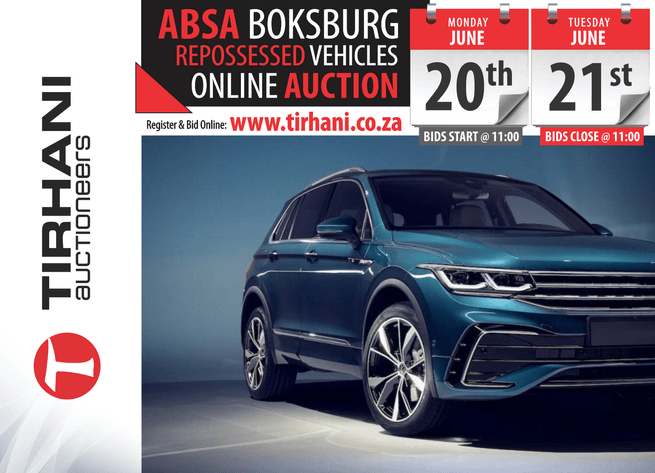 Image for ABSA BOKSBURG REPOSSESSED VEHICLES ONLINE AUCTION