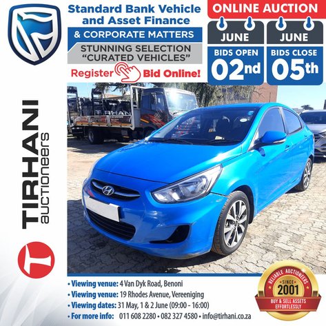 Image for STANDARD BANK VEHICLE AND ASSET FINANCE ONLINE AUCTION & OTHER MATTERS