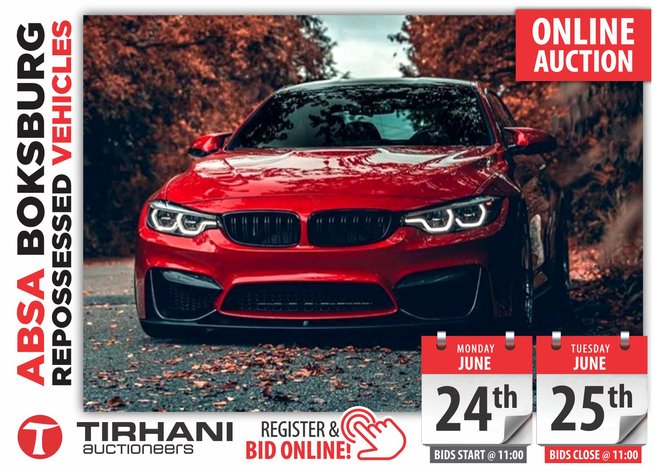 Image for ABSA BOKSBURG REPOSSESSED VEHICLES ONLINE AUCTION JUNE 2024