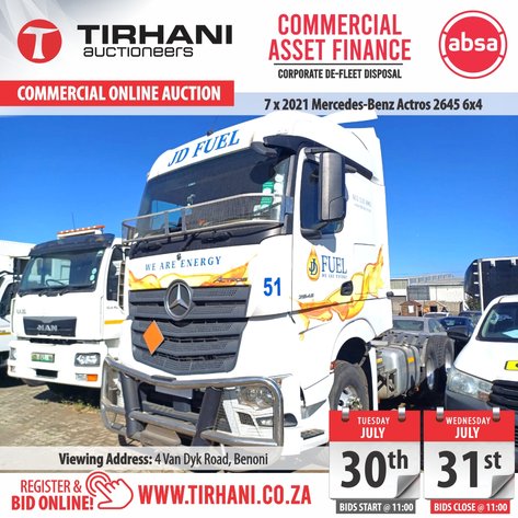 Image for ABSA CAF | CORPORATE DE-FLEET DISPOSAL | COMMERCIAL ONLINE AUCTION