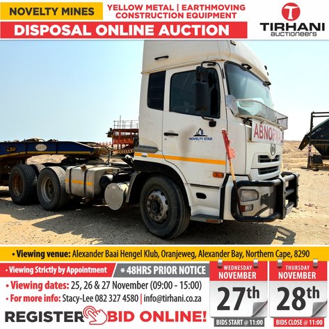 Image for NOVELTY MINES YELLOW METAL CONSTRUCTION EQUIPMENT DISPOSAL ONLINE AUCTION