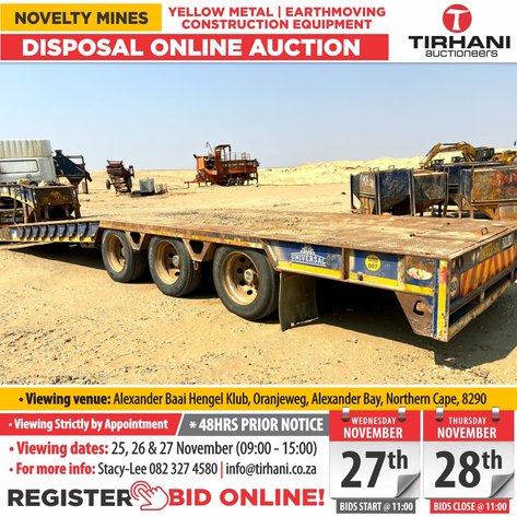 Image for NOVELTY MINES YELLOW METAL CONSTRUCTION EQUIPMENT DISPOSAL ONLINE AUCTION