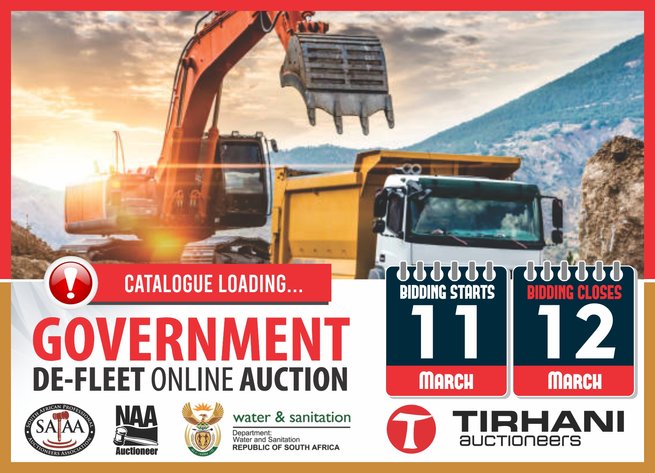 Image for GOVERNMENT DE-FLEET ONLINE AUCTION - WATER AND SANITATION