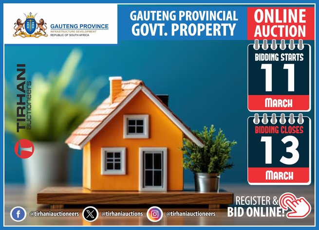 Image for GAUTENG PROVINCIAL GOVERNMENT PROPERTY ONLINE AUCTION