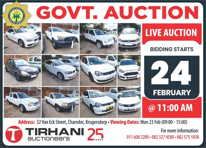Image for SAPS GOVERNMENT LIVE AUCTION